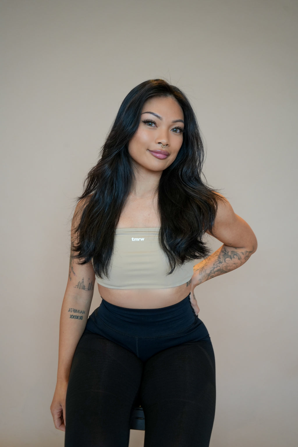 Pandesal Tube Top - Tan Beige