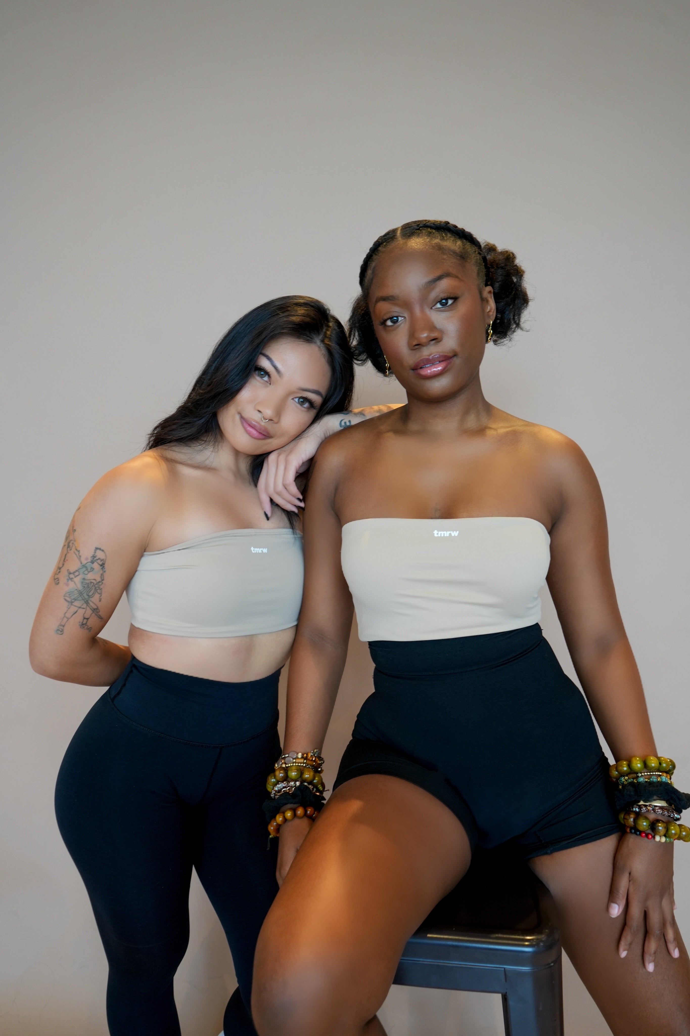 Pandesal Tube Top - Tan Beige